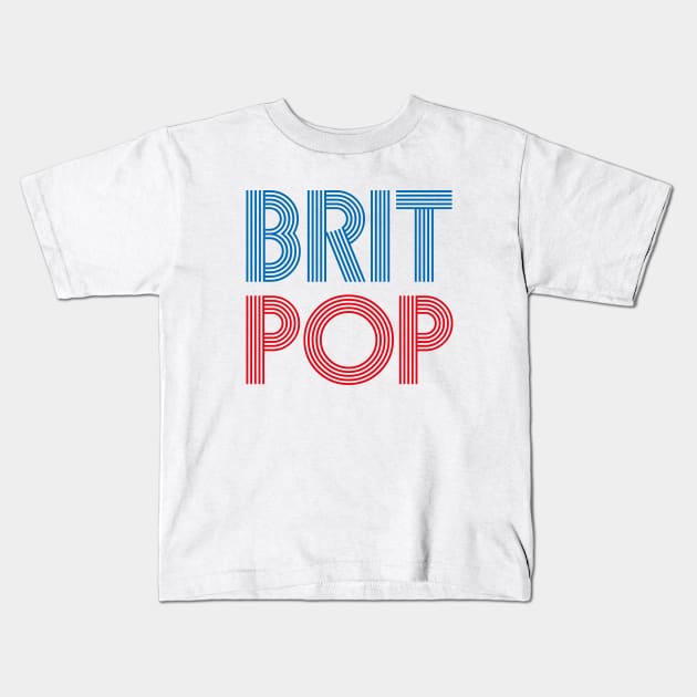 BRITPOP Kids T-Shirt by eyesblau